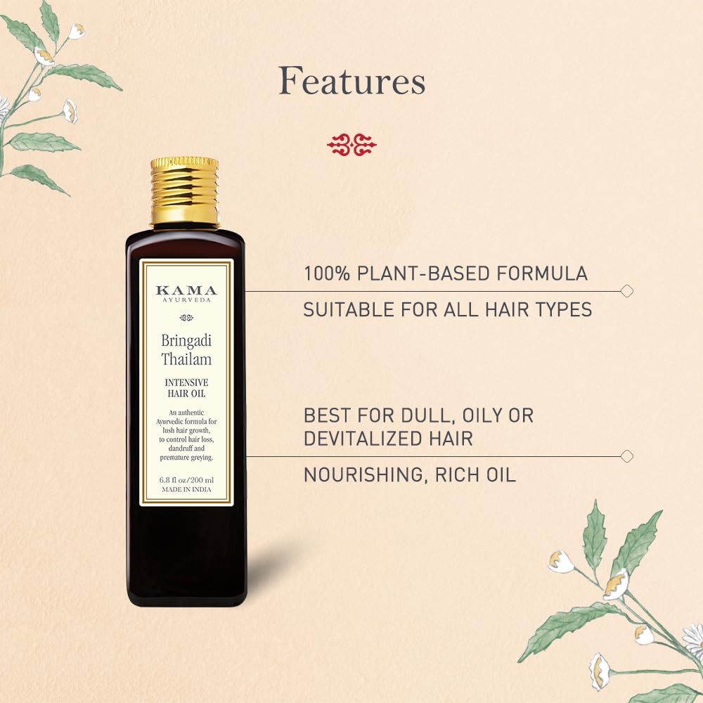 Amazon.com: Kama Ayurveda Bringadi Intensive Hair Treatment, 100ml